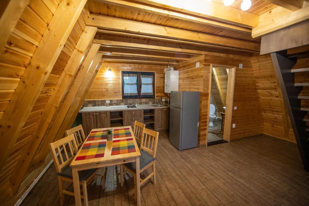 Catunul Din Podei A-Frame Dragoslavele Exteriér fotografie